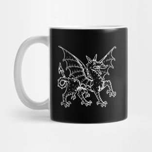 Medieval Heraldic Dragon Mug